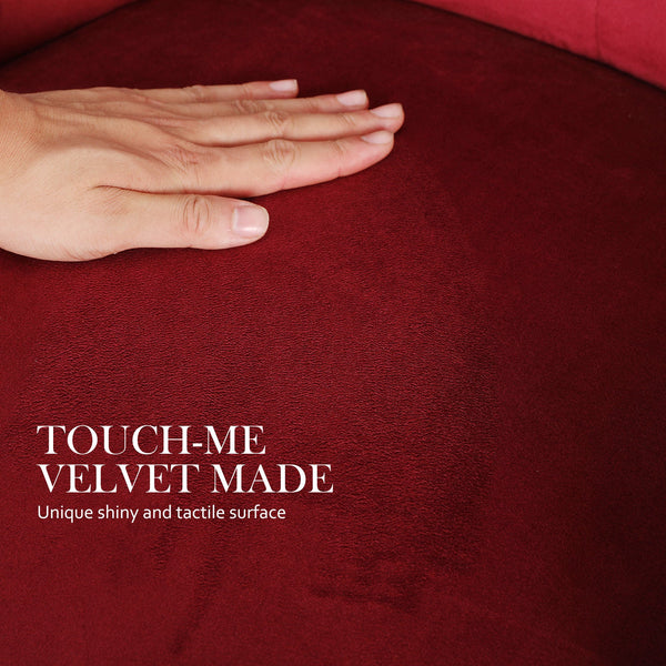 La Bella 4 Set Bordeaux Red French Provincial Dining Chair Ring Studded Lisse Ve Dining Chairs