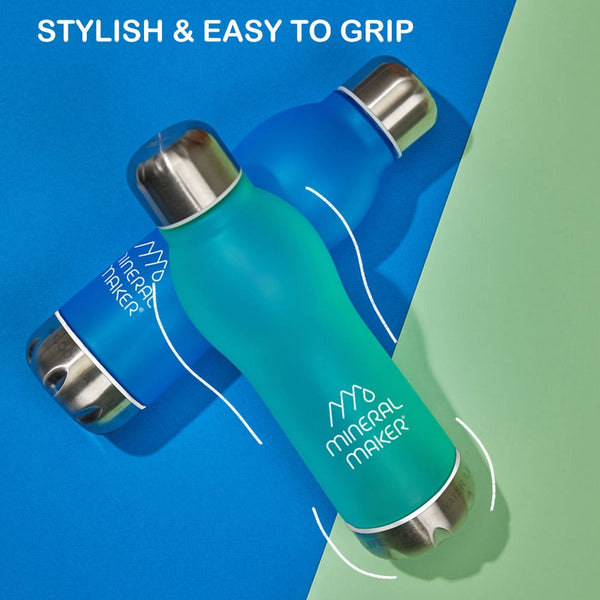 Water Filters Mineral Maker Morbido Alkaline Filter Water Bottle + Stone Pouch