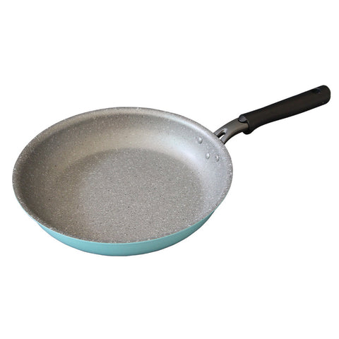 Fanjini Round 28Cm Pure Sky Blue Stone Frypan Frying Pan Non-Stick Induction Ceramic