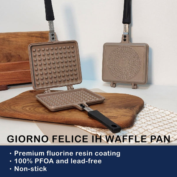 Giorno Felice Ih Waffle Maker Pan Non Stick Double Sided Detachable Waffle Makers