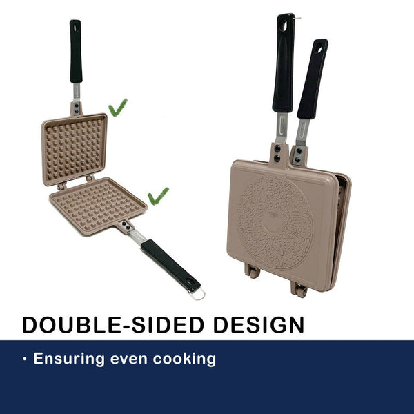 Giorno Felice Ih Waffle Maker Pan Non Stick Double Sided Detachable Waffle Makers