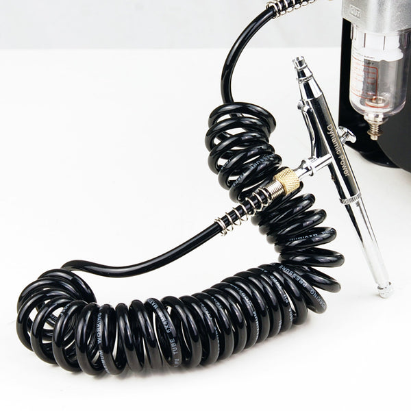 Dynamic Power 4 Set Air Brush Hose Coiled Retractable Compressor 1/8In 3M