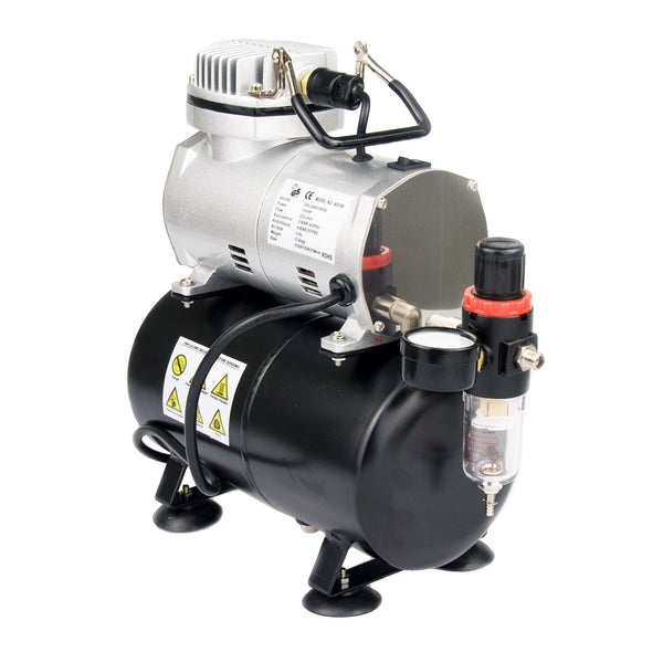 Dynamic Power Air Brush Compressor For Spray 1/6Hp 3L Air Compressors