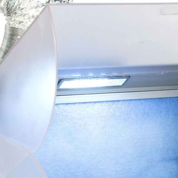 Dynamic Power Air Brush Spray Booth Portable Exhaust Fan With Led Paint Sprayers