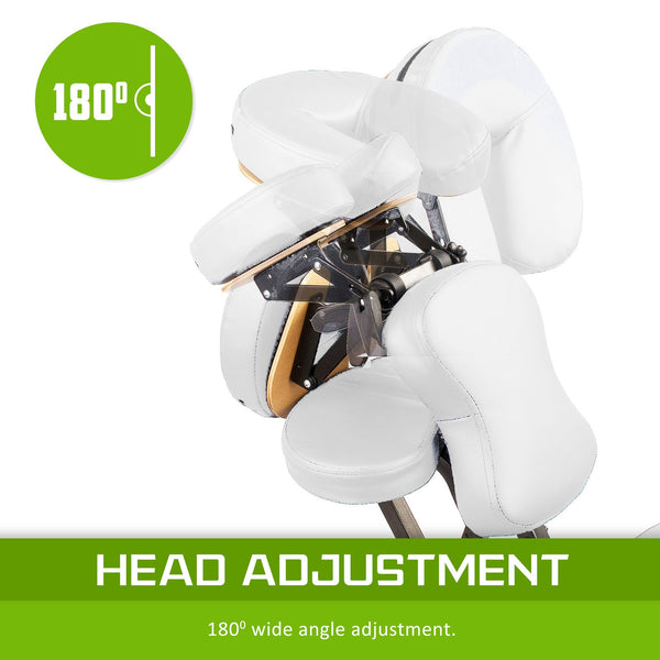 Forever Beauty White Portable Massage Foldable Chair Table Therapy Waxing Aluminium Massage Tables & Chairs