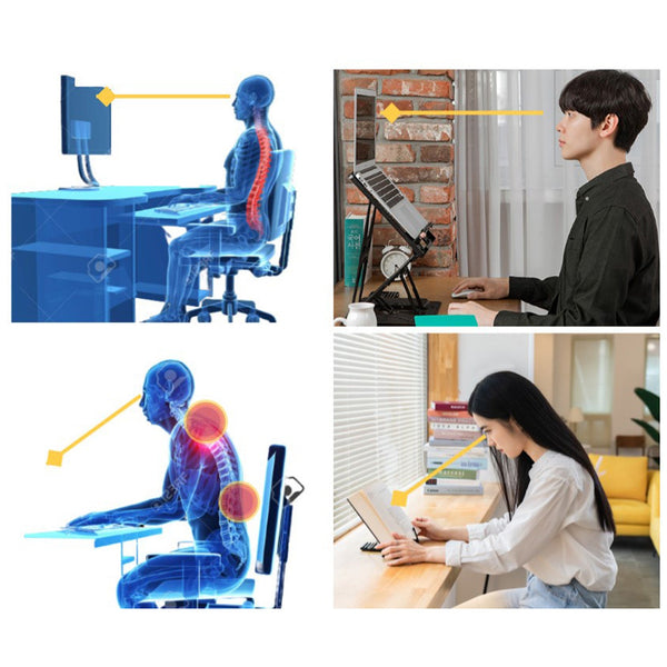 Pelicanstand Stand White Laptop Holder Foldable Tablet Book Pc Desk Stands Holders & Car Mounts