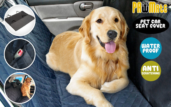 Paw Mate Black Pet Dog Car Boot Seat Cover Waterproof Xxl