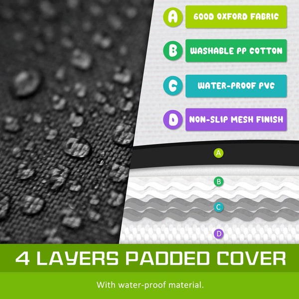 Paw Mate Black Pet Dog Car Boot Seat Cover Waterproof Xxl Pet Transport