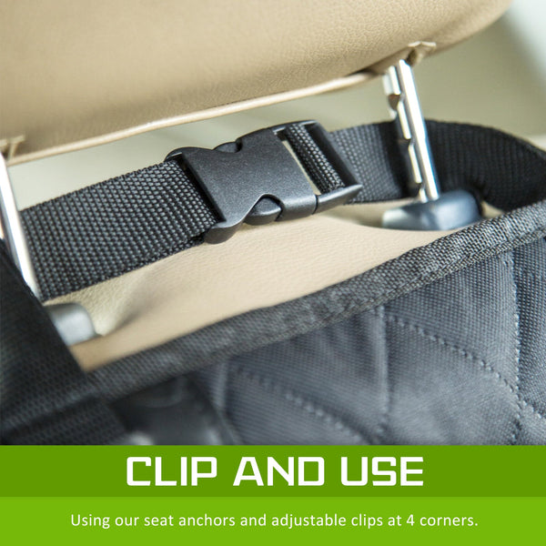 Paw Mate Black Pet Dog Car Boot Seat Cover Waterproof Xxl Pet Transport