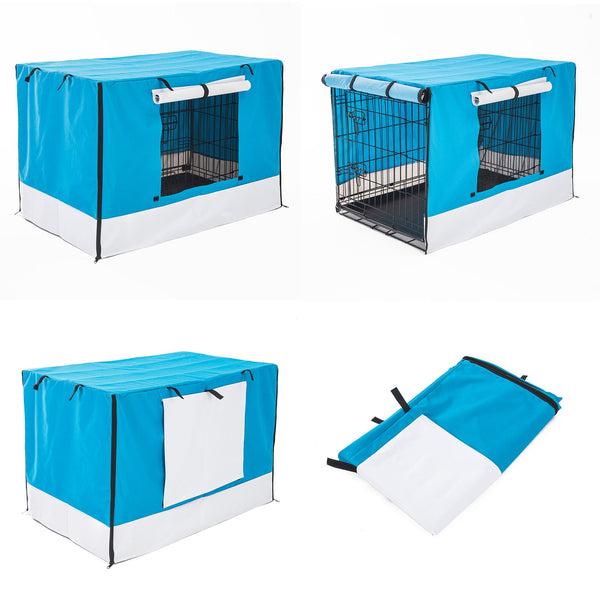 Paw Mate Blue Cage Cover Enclosure For Wire Dog Crate 30In Dog Cages