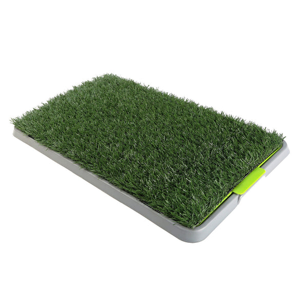 Paw Mate Pet Dog Potty Tray Training Toilet 69Cm X 43Cm + 1 Grass Puppy Training Pads
