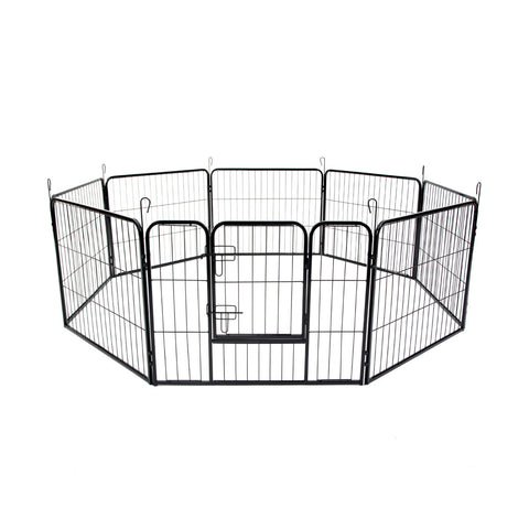 Paw Mate Pet Playpen Heavy Duty 31In 8 Panel Foldable Dog Exercise Enclosure Fence Cage