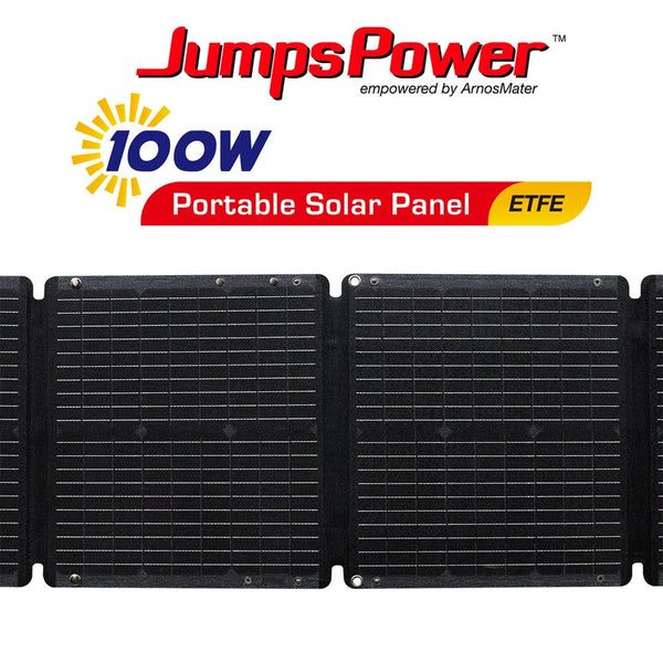 Jumpspower 100W Solar Panel Portable Charger Power Generator Foldable Camping Jump Starters