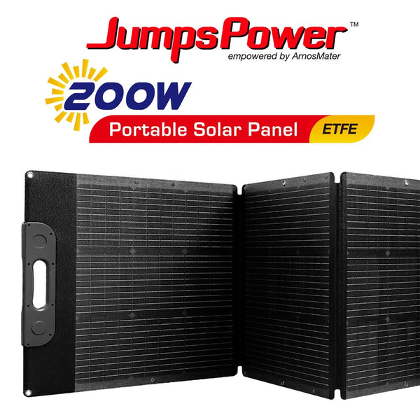 Jumpspower 200W Solar Panel Portable Charger Power Generator Foldable Camping Jump Starters