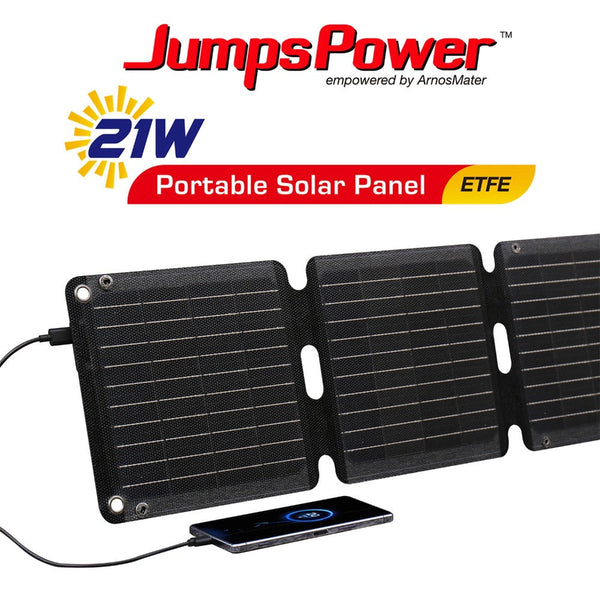 Jumpspower 21W Solar Panel Portable Charger Power Generator Foldable Camping Jump Starters