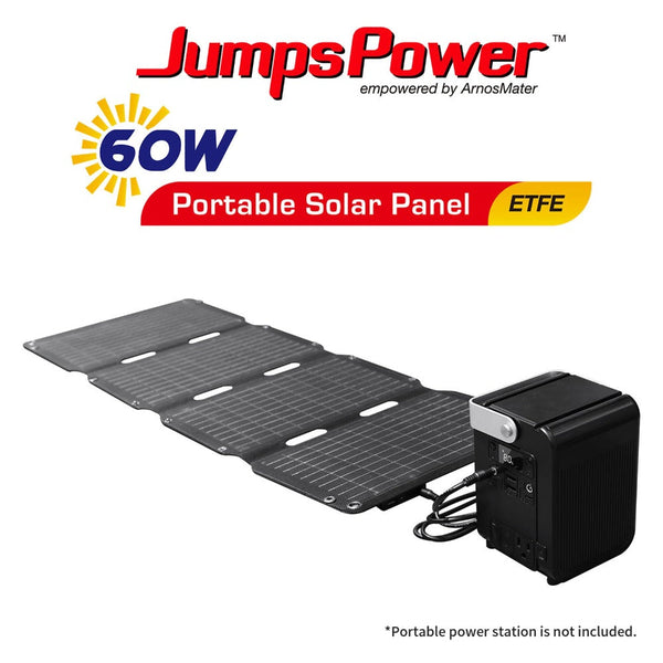 Jumpspower 60W Solar Panel Portable Charger Power Generator Foldable Camping Jump Starters