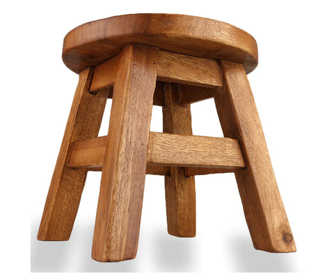 Kids Furniture Wooden Stool Puppy Dog Chair Toddlers Step Sitting