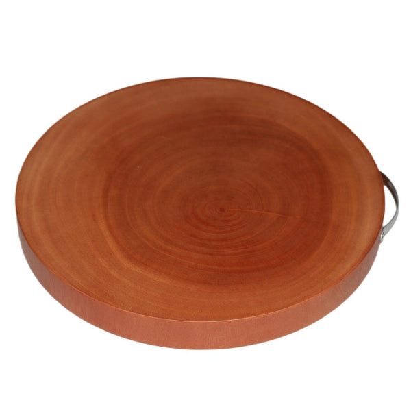 L Natural Hardwood Hygienic Kitchen Cutting Chopping Board Round Cutting Boards