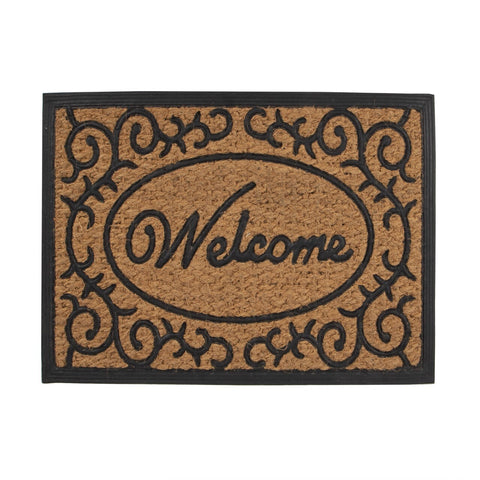 Yes4homes 2 X Doormat For Front Entryway Outdoor Mat Coir Rubber Welcome