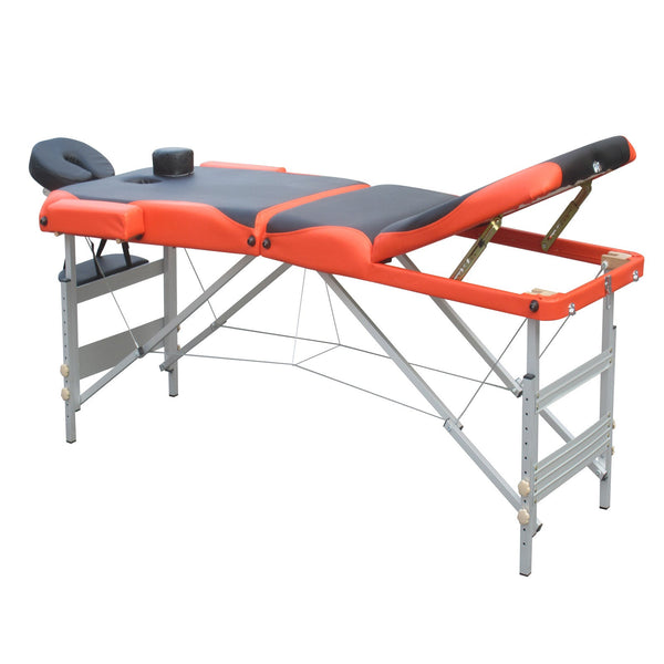 3 Fold Portable Aluminium Massage Table Bed Beauty Therapy
