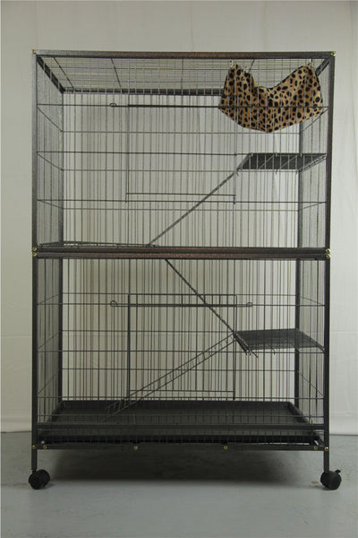 3 X Platforms & Ladders For 140 Cm Ferret Parrot Cat Bird Cage