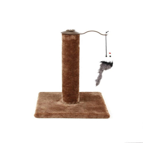 Yes4pets Cat Kitten Single Scratching Post With Toy