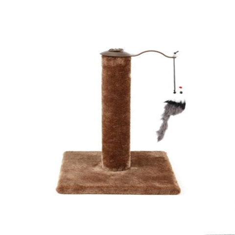 Yes4pets Cat Kitten Single Scratching Post With Toy Furniture & Scratchers