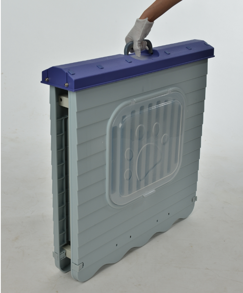 Yes4pets Small Foldable Plastic Pet Dog Puppy Cat House Kennel Blue Dog Kennels