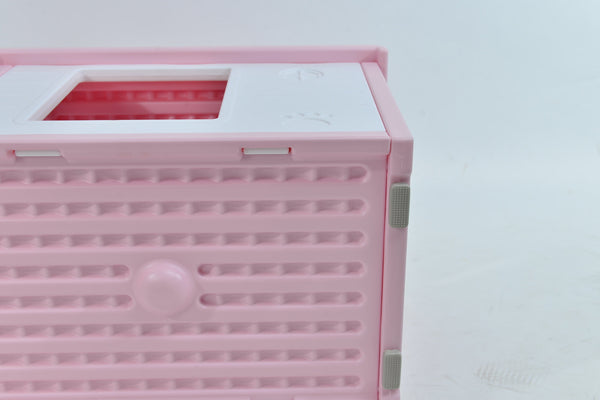 Yes4pets Small Plastic Pet Dog Puppy Cat House Kennel Pink Dog Kennels