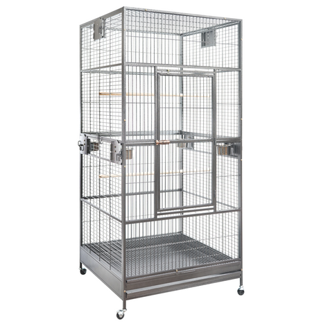 Bird Cages Yes4pets Xxl 203Cm Macaw Parrot Aviary Bird Cat Pet Cage On Wheels