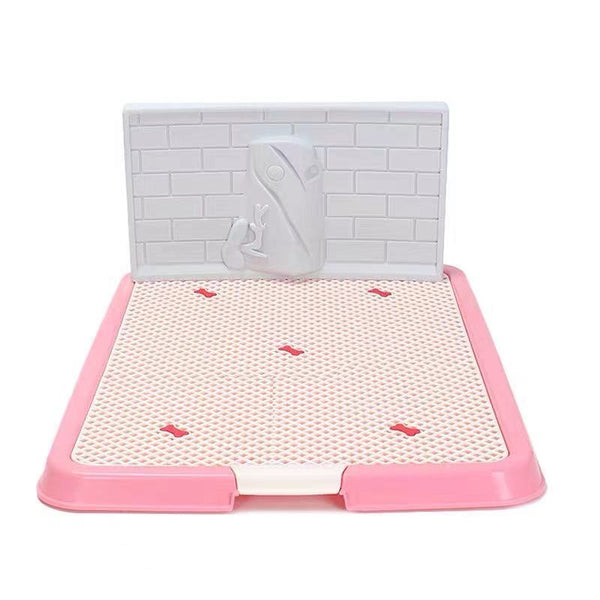 Large Dog Potty Training Tray Pet Puppy Toilet Trays Loo Pad Mat Pink Puppy Training Pads