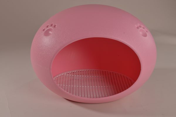 Yes4pets Medium Cave Cat Kitten Box Igloo Bed House Dog Puppy Pink