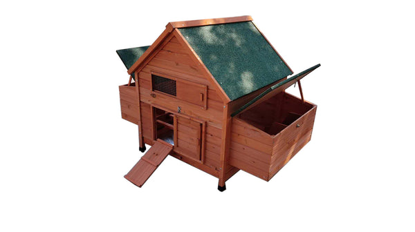 Yes4pets Xl Chicken Coop Rabbit Hutch Cage Hen Chook House Small Animal Cages & Hutches