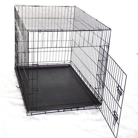 Yes4pets 36' Collapsible Metal Dog Cat Puppy Crate Cage Rabbit Carrier Pet Transport