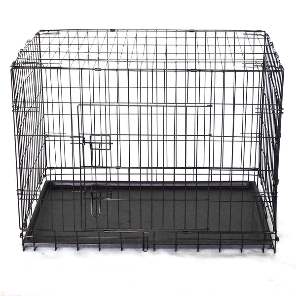 Yes4pets 42' Collapsible Metal Dog Cat Puppy Rabbit Crate Cage Pet Transport