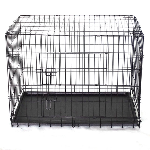 Yes4pets 42' Collapsible Metal Dog Cat Puppy Rabbit Crate Cage Pet Transport