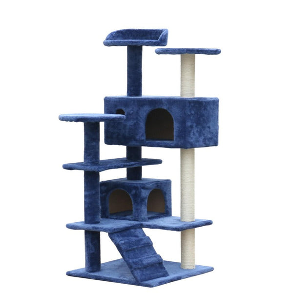 Yes4pets 130 Cm Blue Cat Scratching Post Tree Scratcher Pole Furniture & Scratchers