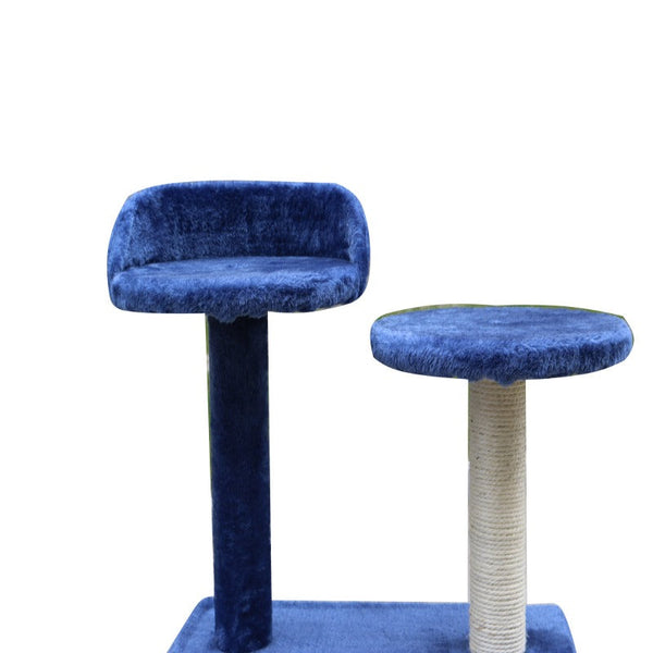 Yes4pets 130 Cm Blue Cat Scratching Post Tree Scratcher Pole Furniture & Scratchers