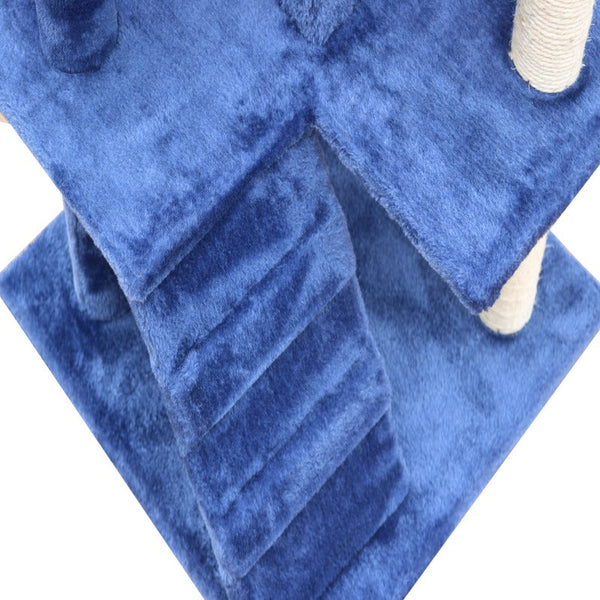 Yes4pets 130 Cm Blue Cat Scratching Post Tree Scratcher Pole Furniture & Scratchers