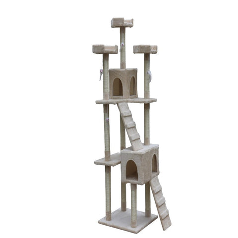 Yes4pets 180 Cm Cat Kitten Scratching Post Tree With Ladder