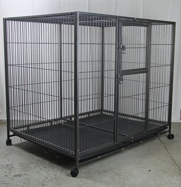 Yes4pets Xxl Pet Dog Cat Parrot Cage Metal Crate Kennel Portable Puppy Rabbit House