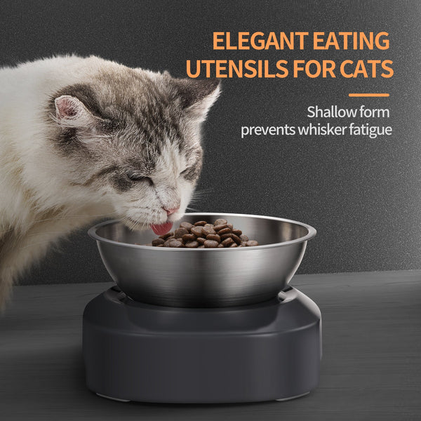 2 X M Stainless Steel Pet Bowl Water Bowls Portable Anti Slip Skid Feeder Dog Rabbit Cat Dishes Feeders & Fountains