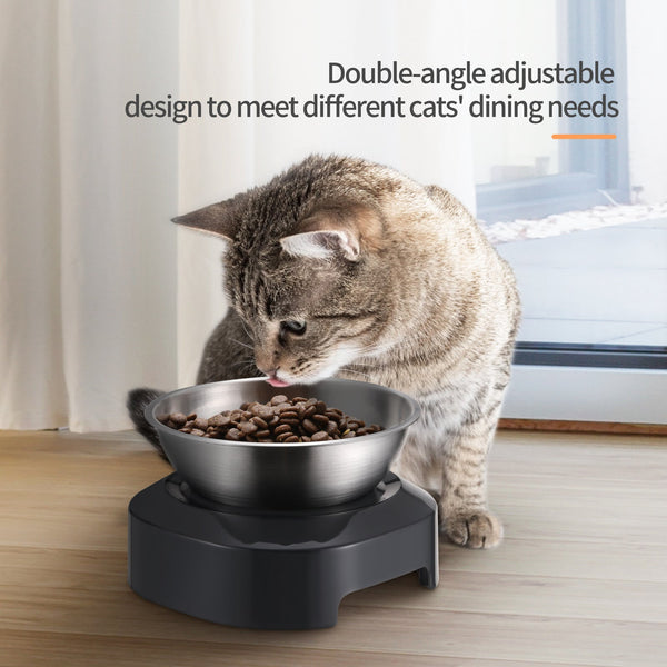 2 X M Stainless Steel Pet Bowl Water Bowls Portable Anti Slip Skid Feeder Dog Rabbit Cat Dishes Feeders & Fountains