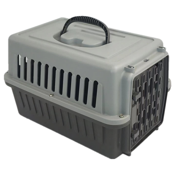 Yes4pets Small Dog Cat Rabbit Crate Pet Guinea Pig Carrier Kitten Cage Grey Small Animal Supplies