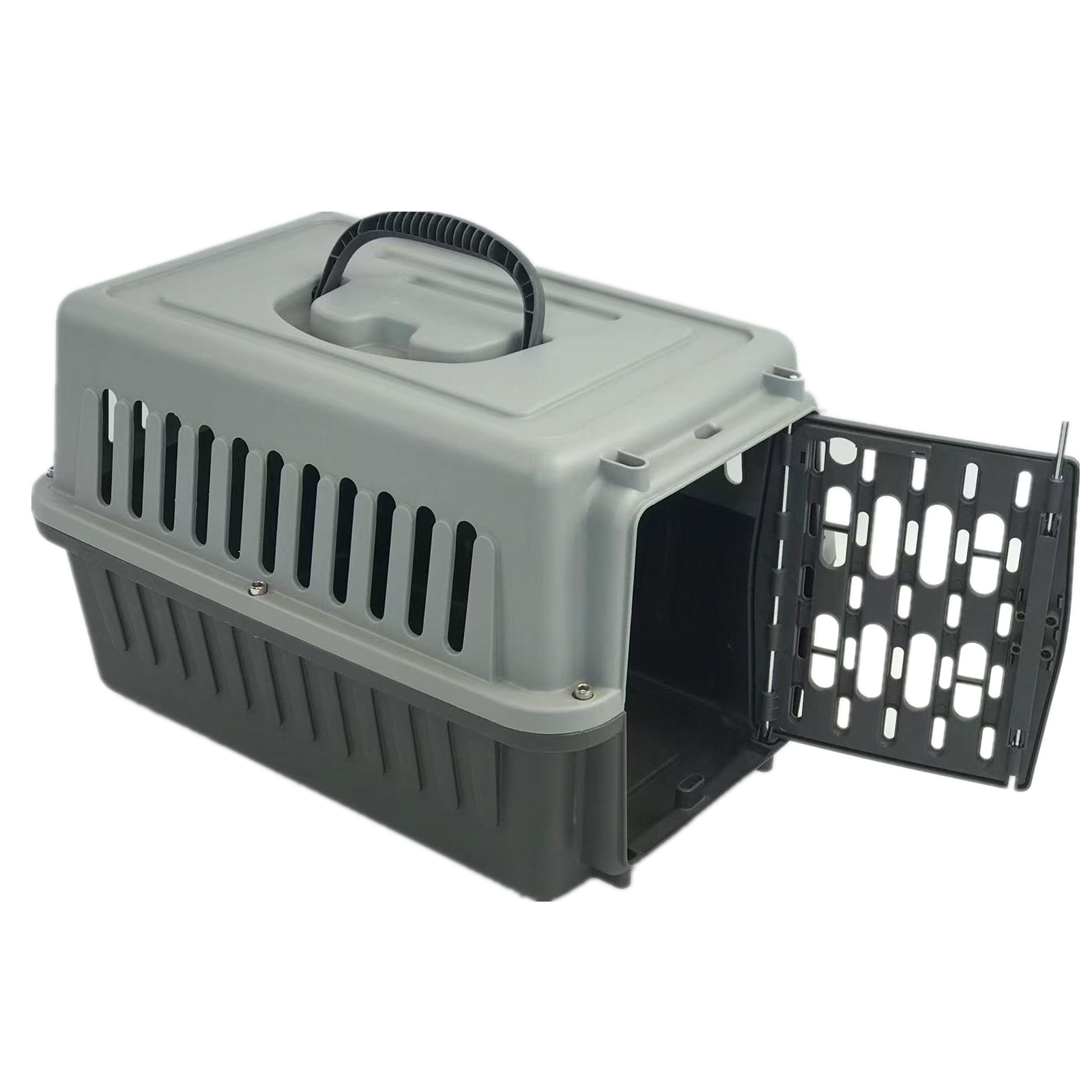 Yes4pets Small Dog Cat Rabbit Crate Pet Guinea Pig Carrier Kitten Cage Grey Small Animal Supplies