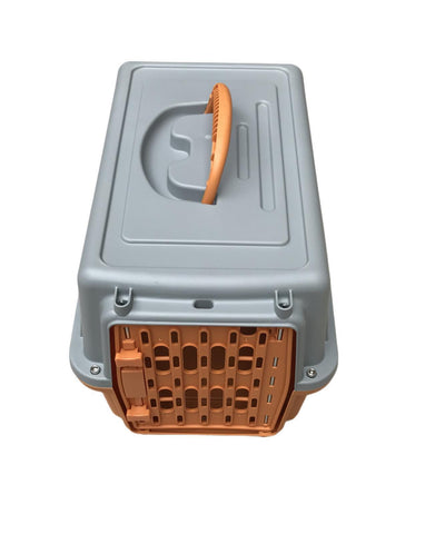 Yes4pets Small Dog Cat Rabbit Crate Pet Guinea Pig Carrier Kitten Cage Orange