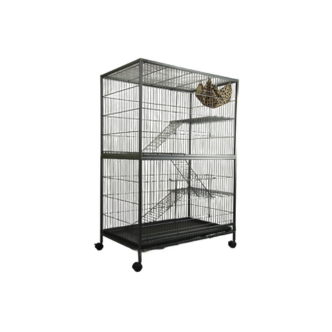 Yes4pets Pet 140Cm Level Bird Ferret Parrot Cage Aviary Cat Budgie Hamster Castor Bird Cages