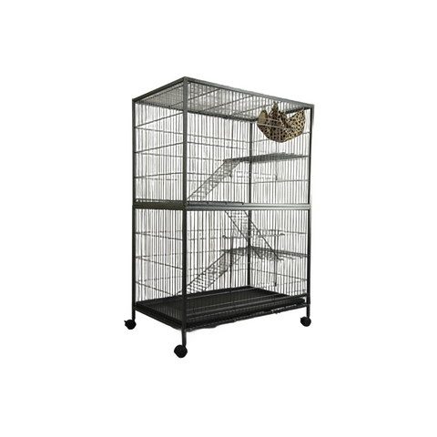 Yes4pets Pet 140Cm Level Bird Ferret Parrot Cage Aviary Cat Budgie Hamster Castor