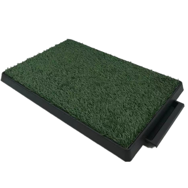 Xl Indoor Dog Puppy Toilet Grass Potty Training Mat Loo Pad With 1 Puppy Training Pads
