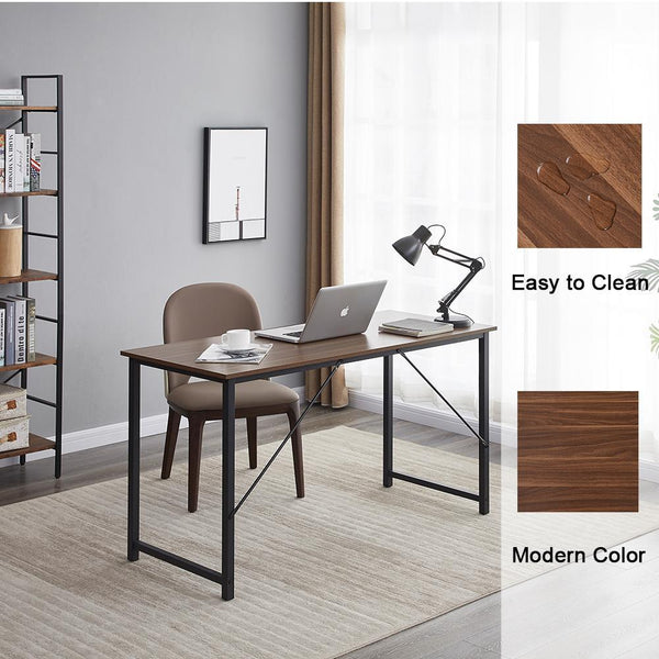 Yes4homes Computer Desk Sturdy Home Office For Laptop Modern Simple Style Writing Table Multipurpose Workstation Home Office Desks